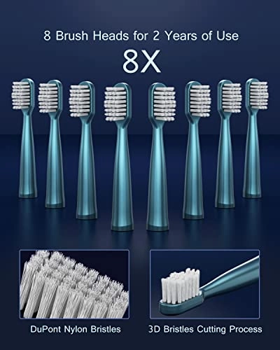 JP-ET-WG - 8 Brush Heads Rechargeable IPX7 Waterproof