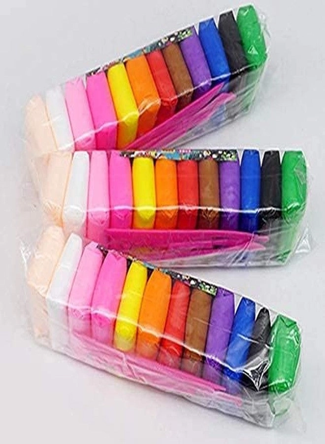Fluffy Foam Clay - Non-Toxic 12 Color 3 Tools