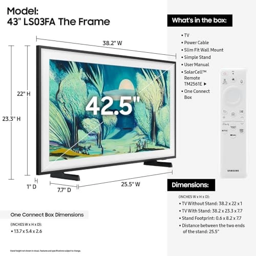 (Renewed) CRT2SAMQN43LS03FA - 43 Inch