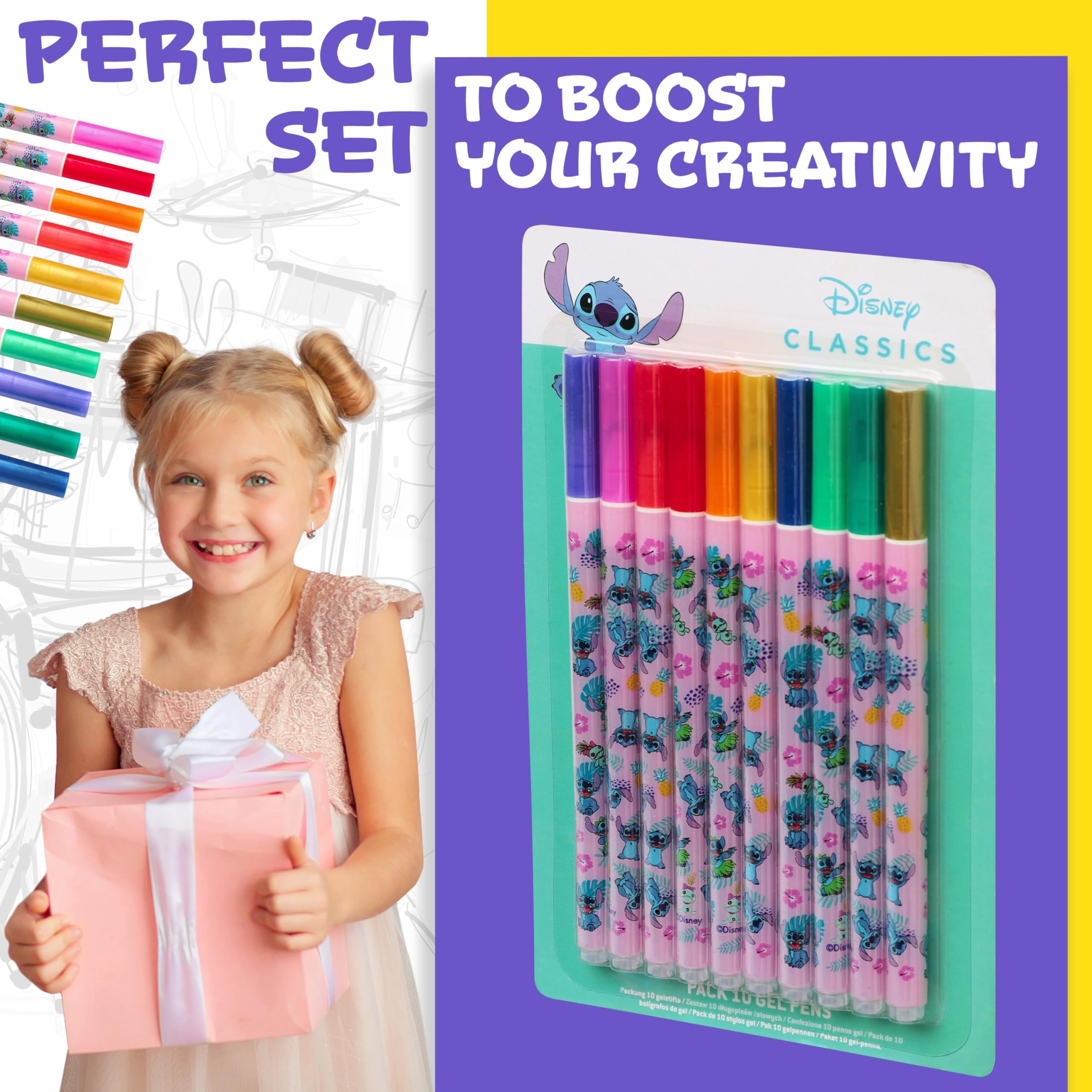 Gel Pens Set - 10 Pack