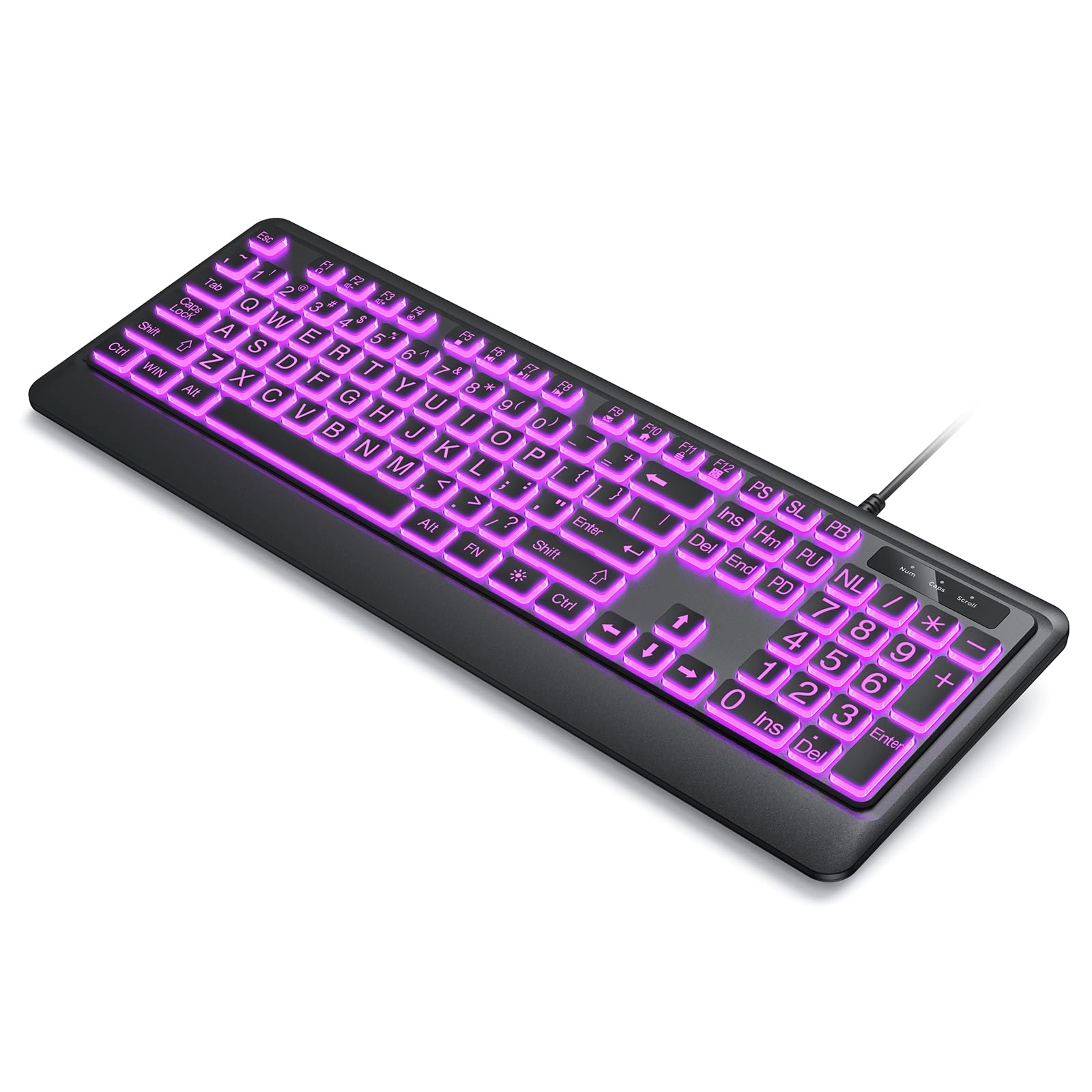 Backlit Computer Keyboard - US Wired