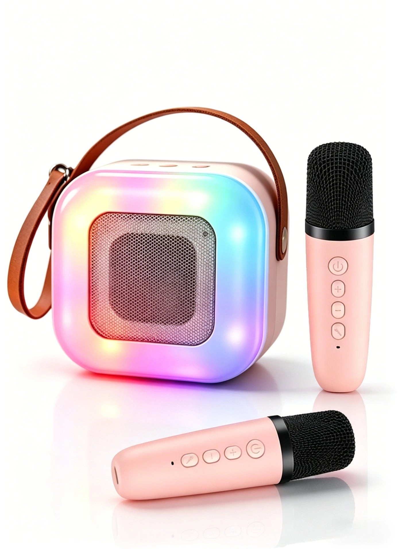 JoyousSto Mini Karaoke Machine - 2 Microphones