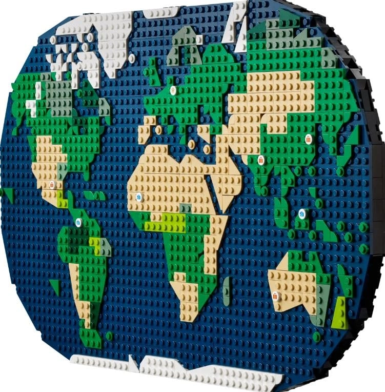 Travel Moments World Map (41838) - Multicolor