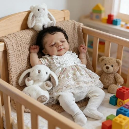 Pascale Reborn Baby Doll - 18 inch Vinyl sleeping Ages 3+