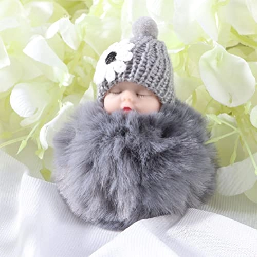 Doll Pompom Keychain