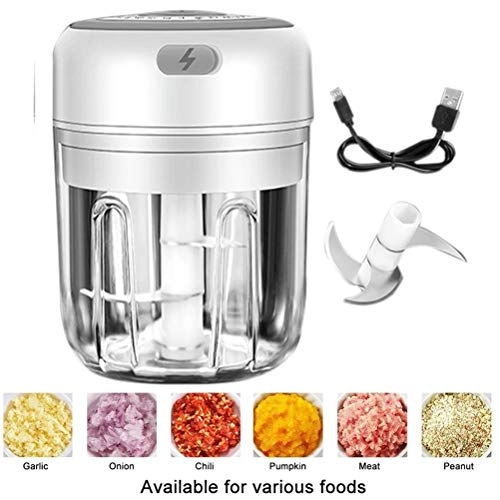 Garlic Onion Ginger Chopper - 250ml USB charging