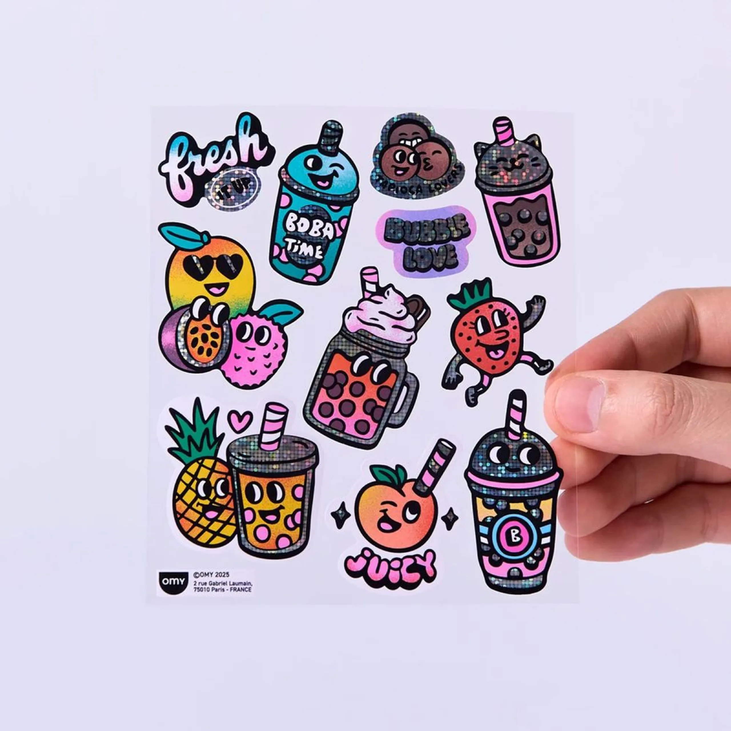 Bubble Tea Sticker Book