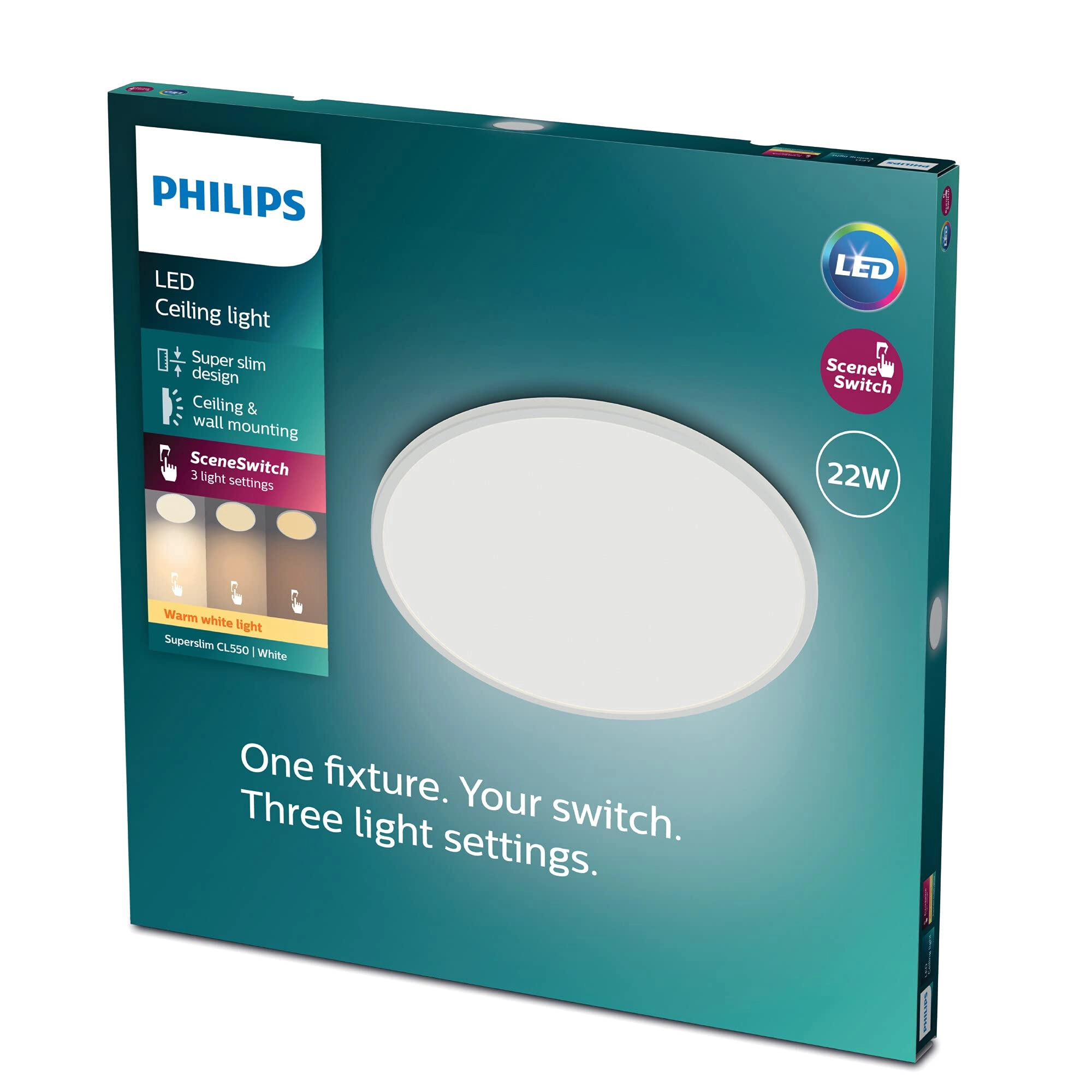 LED Superslim SceneSwitch - 2700K Dimmable
