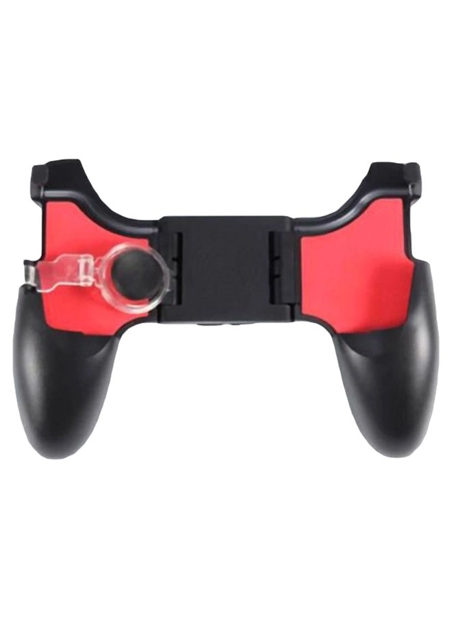 5-In-1 Foldable Gamepad - Black/Red/Clear Mobile Games