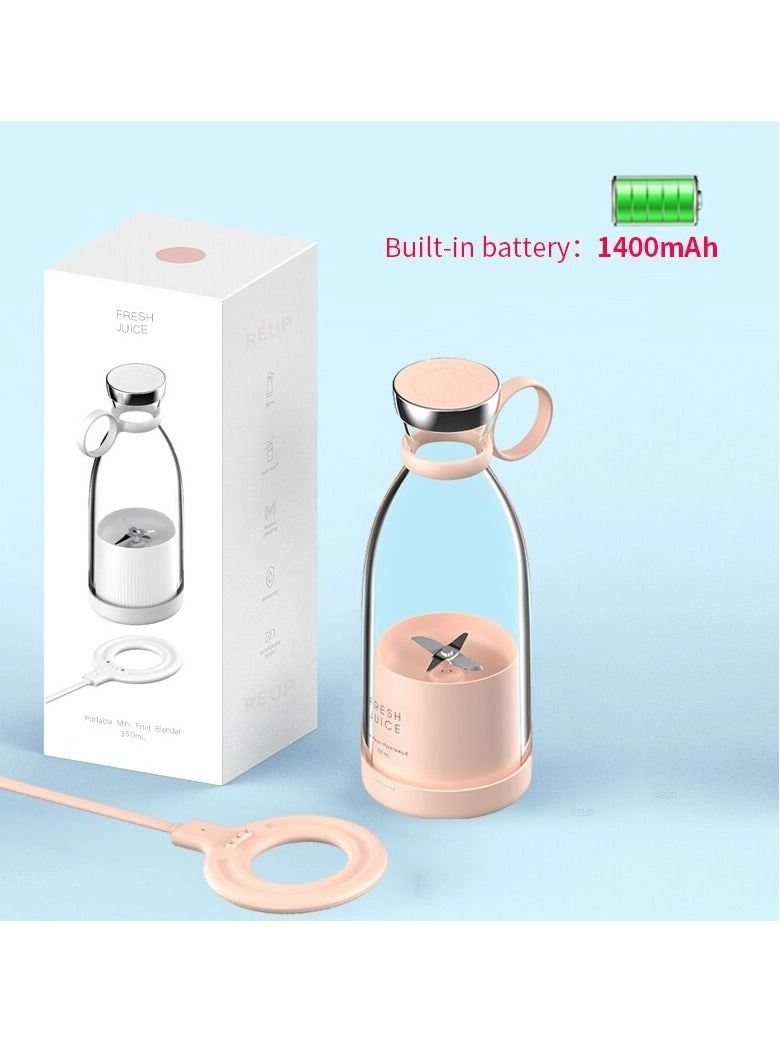 214 - Battery Powered USB Personal Travel Blender White