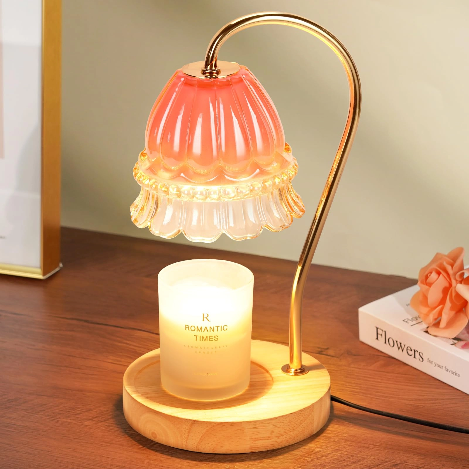 Strawberry Candle Warmer Lamp - Timer Dimmable