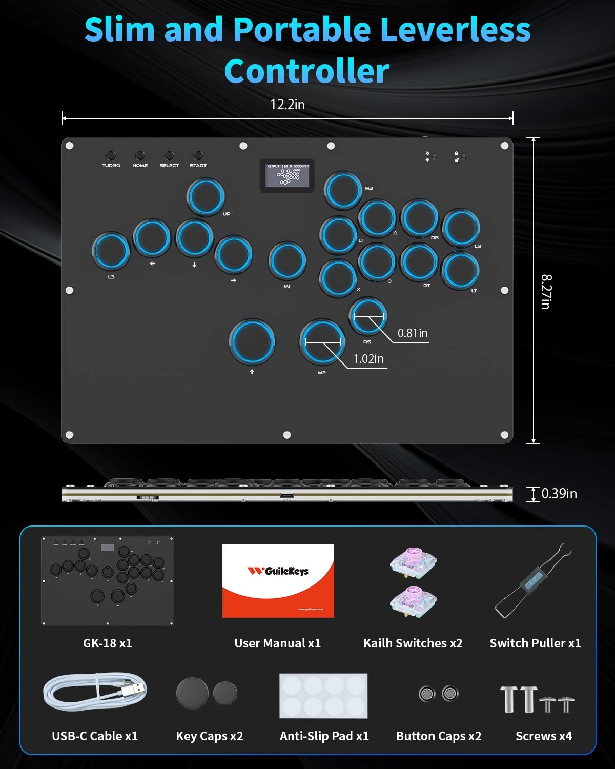 GK-18 - Black PS5/PS4/PS3/PC/Switch