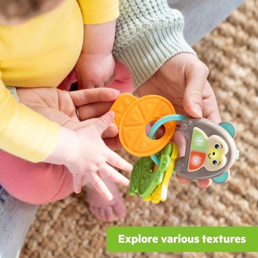 Musical MonKeys Electronic Car Key Toy - 10+ sounds 6 - 36 months