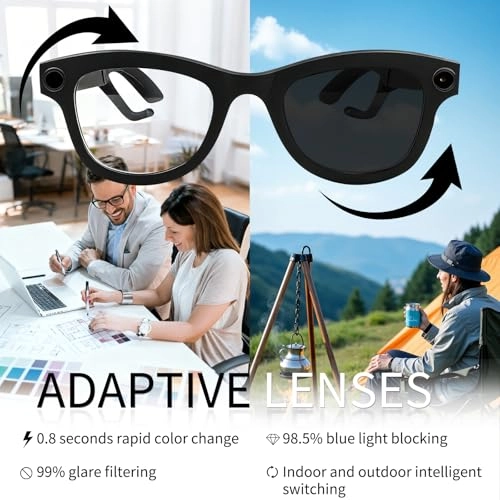 AI Smart Glasses - 1080P Bluetooth V5.3