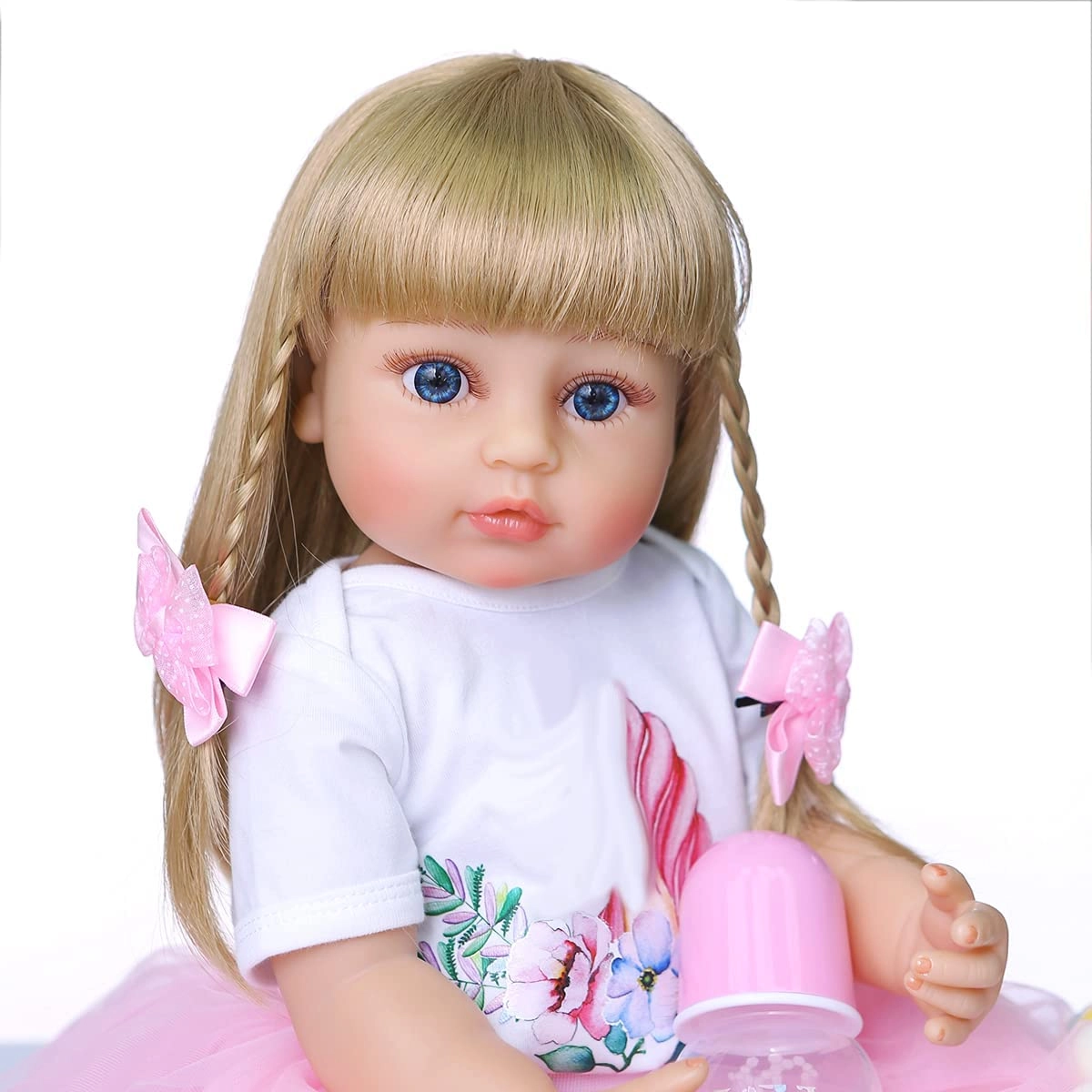 Reborn Baby Doll - 22 Inch 55cm Silicone Girl Ages 3+