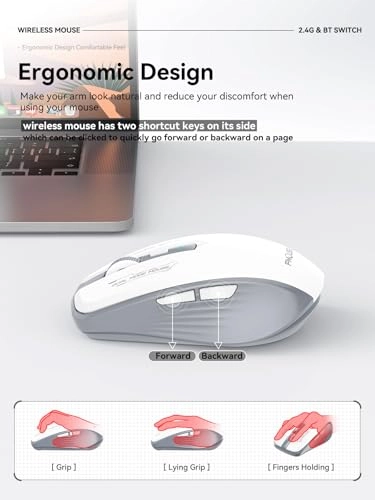 Wireless Mouse - Bluetooth & 2.4GHz