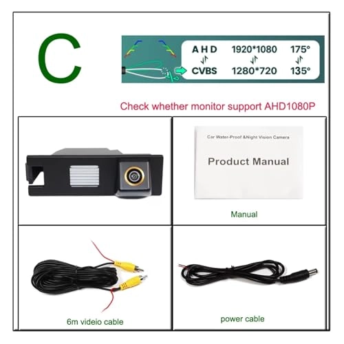 Car Reversing Camera - Night Vision AHD1080P