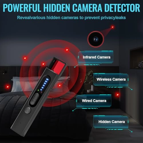 HX13 - Hidden Camera Detector Portable Anti Spy Camera Finder