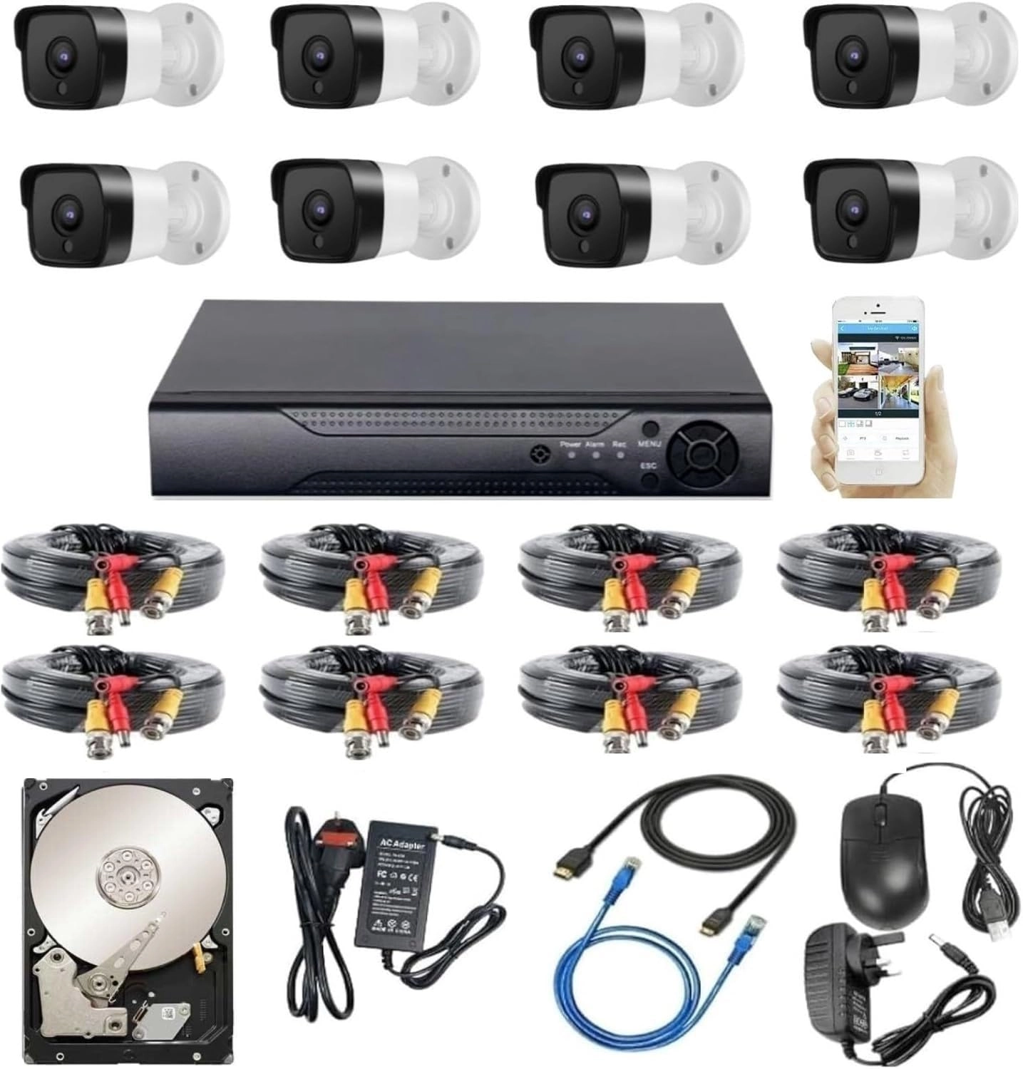 Napco NP-6608 - 8PCS 8CH 1080p