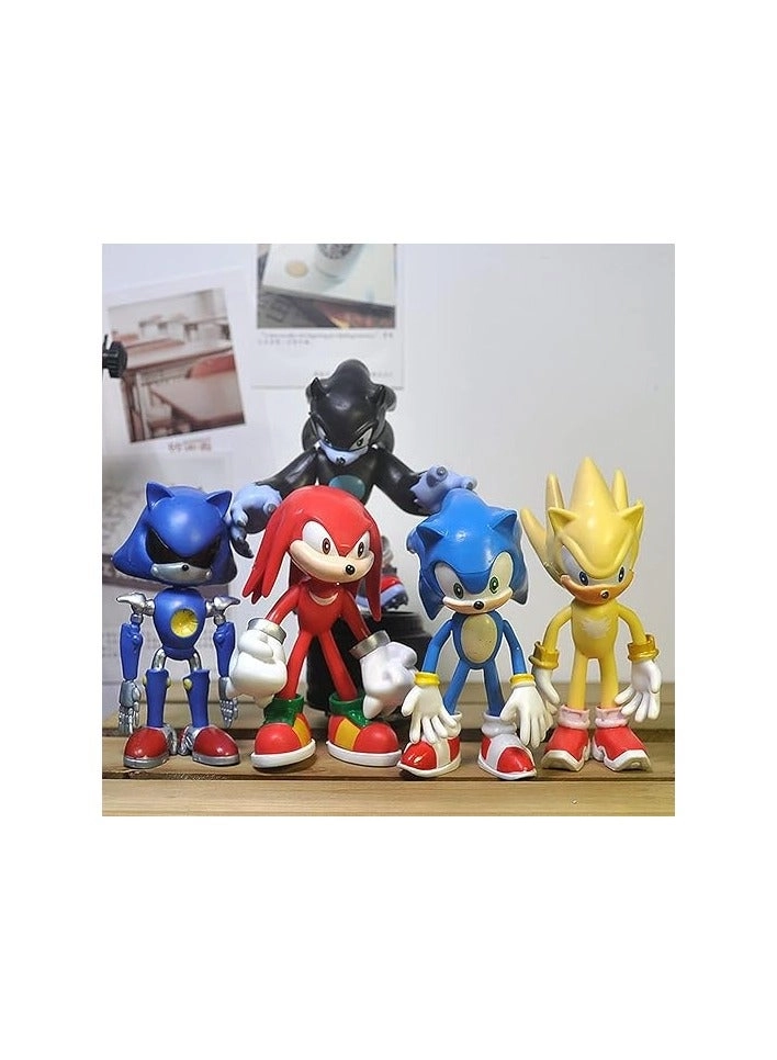 Adventure Heroes - Sonic + Tails + Knuckles + Shadow (3055) 6 pcs