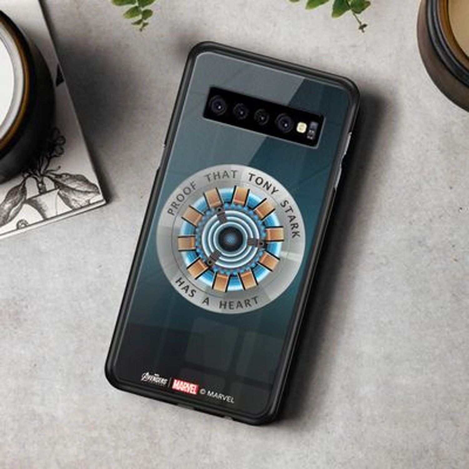 Iron Man Arc Reactor Back Case for Galaxy S10