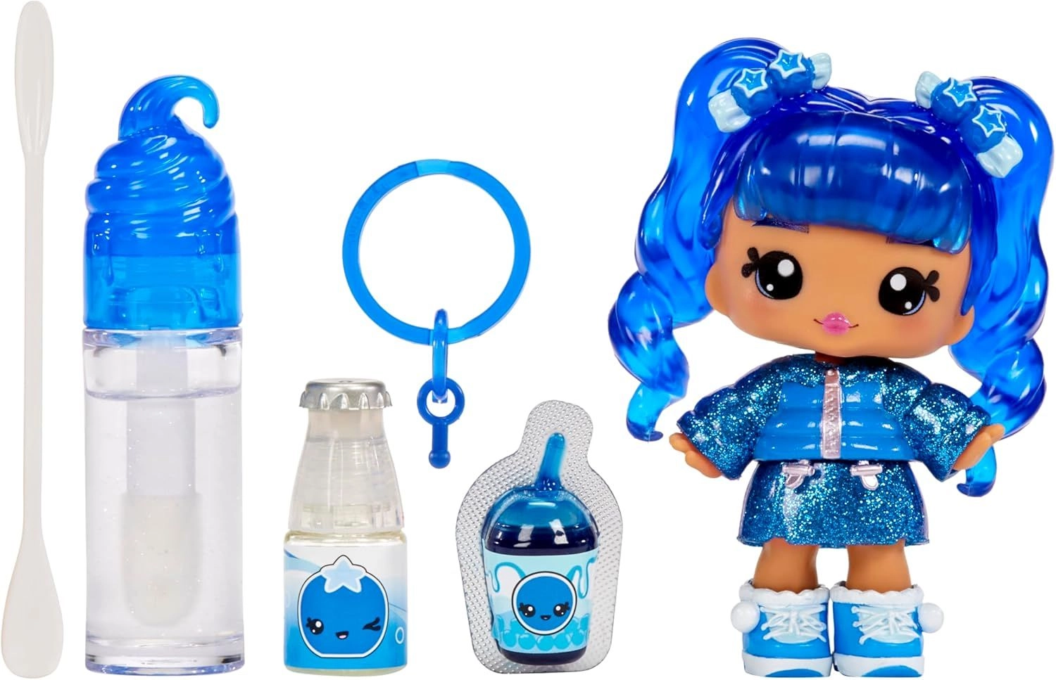 Yummiland Rory Blueberry Lipgloss Doll - 4" Blueberry Scent Ages 4+