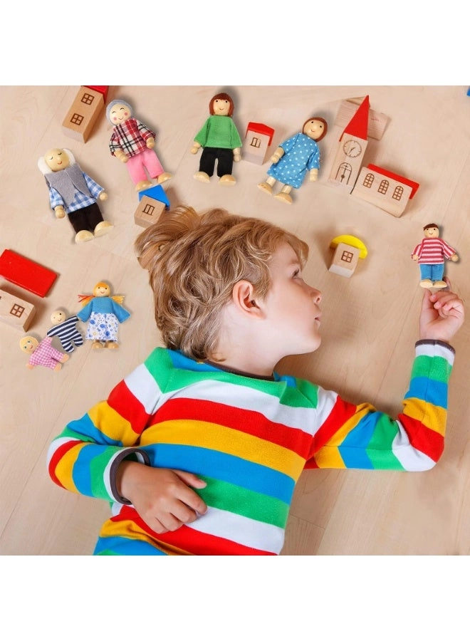 Bending Dolls - Dolls House Set 8 People