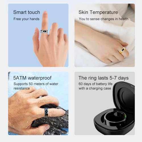 Smart Ring - Gold 7 5ATM Waterproof