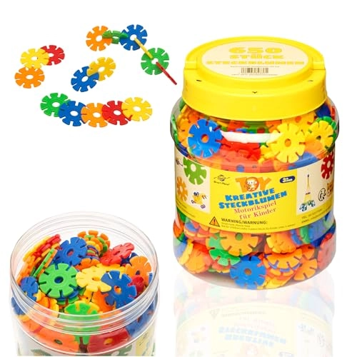 Flowers in Tin - 36 months - 10 years 650 pieces