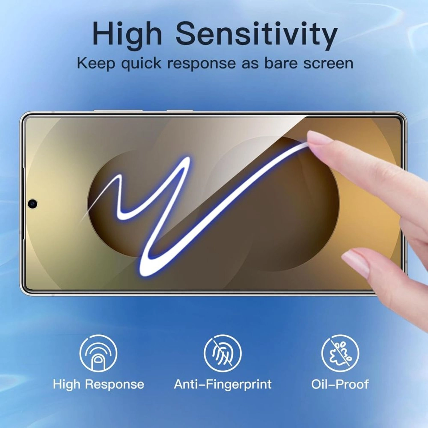 Privacy Tempered Glass Screen Protector for Galaxy S24 Ultra