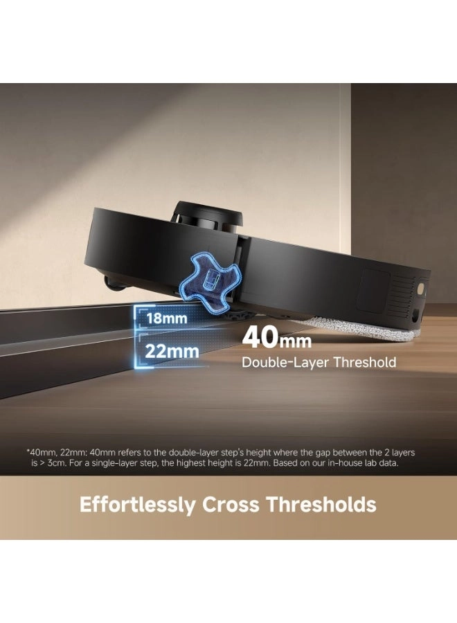 L40s Pro Ultra - Robot Vacuum and Mop Combo Black