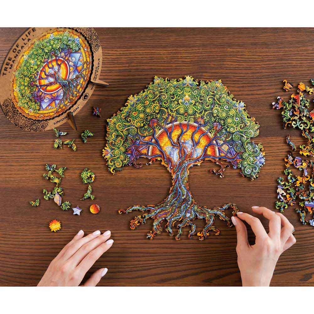 Mandala Tree Of Life Wooden Puzzle (4107390-Tree_Of_Life_KS) - 350 pcs