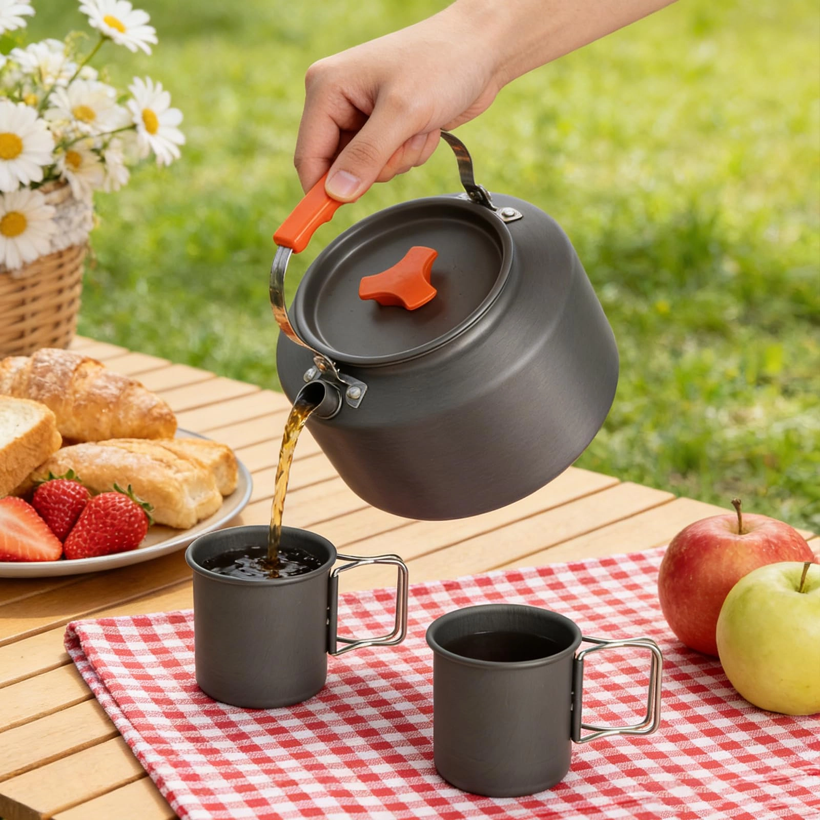 Camping Kettle - 3 piece(s) 2.5 Liters
