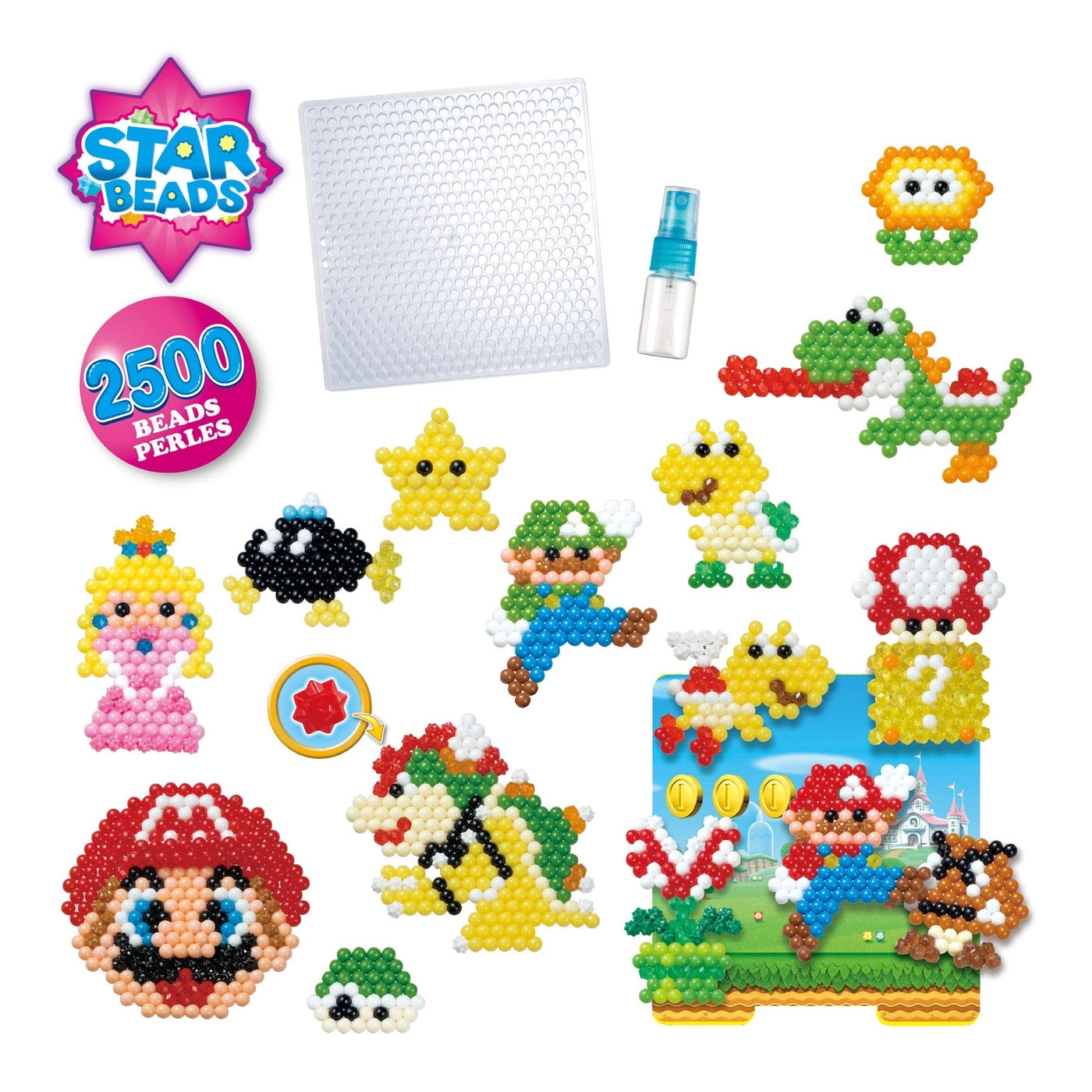 Super Mario Creation Cube - Complete Set over 2,500 beads