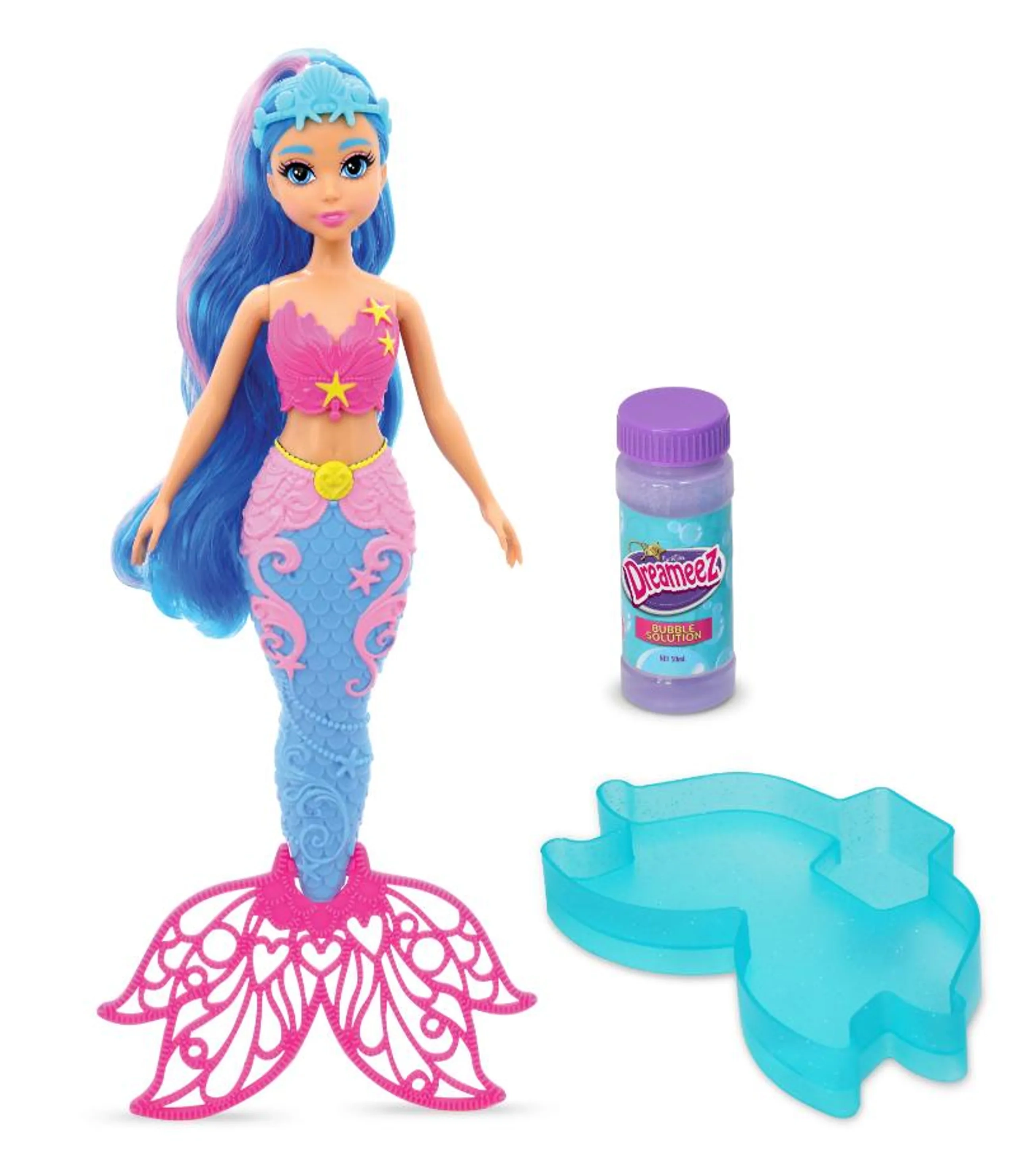 Dreameez Bubble Mermaid Fashion Doll Set - Bath Time Ages 3+