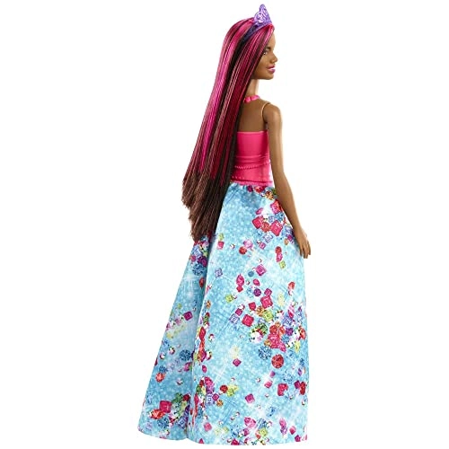 Barbie Dreamtopia - 12-inch Brunette with Pink Hairstreak Ages 3+