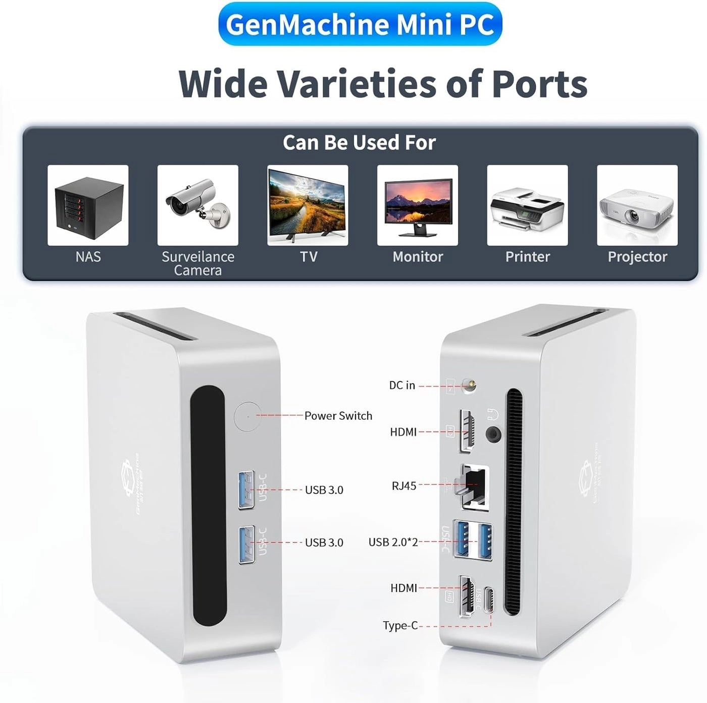 Mini PC - 32GB 1TB AMD Ryzen 7 5800H