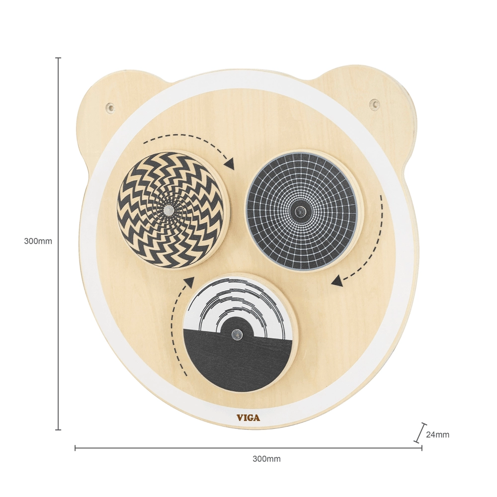 Spinning Points Bear Head - 18m+