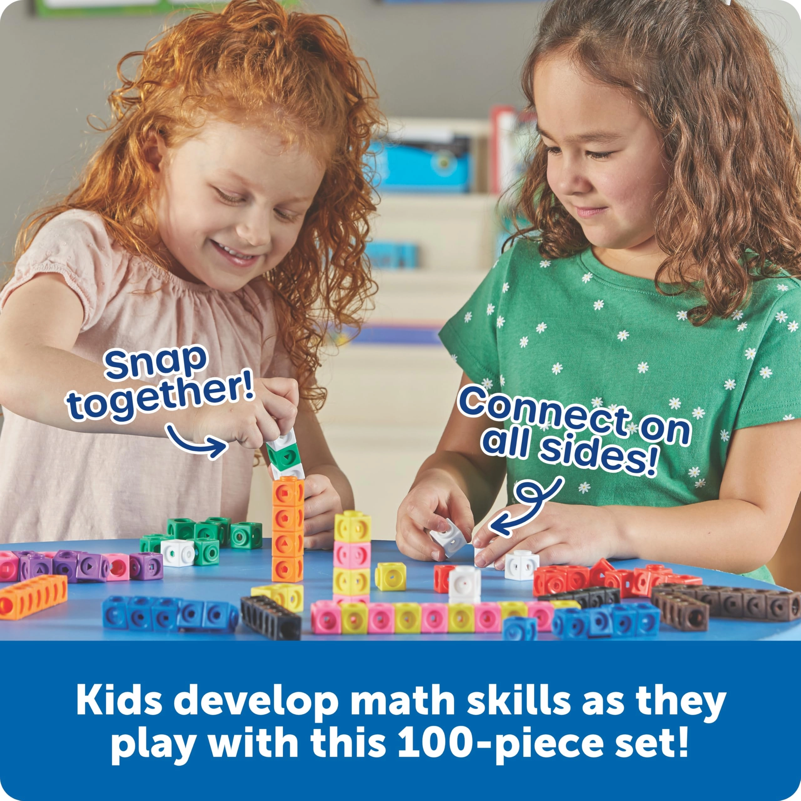 Math link Cubes Activity Set - 5+ Years 100 piece(s)