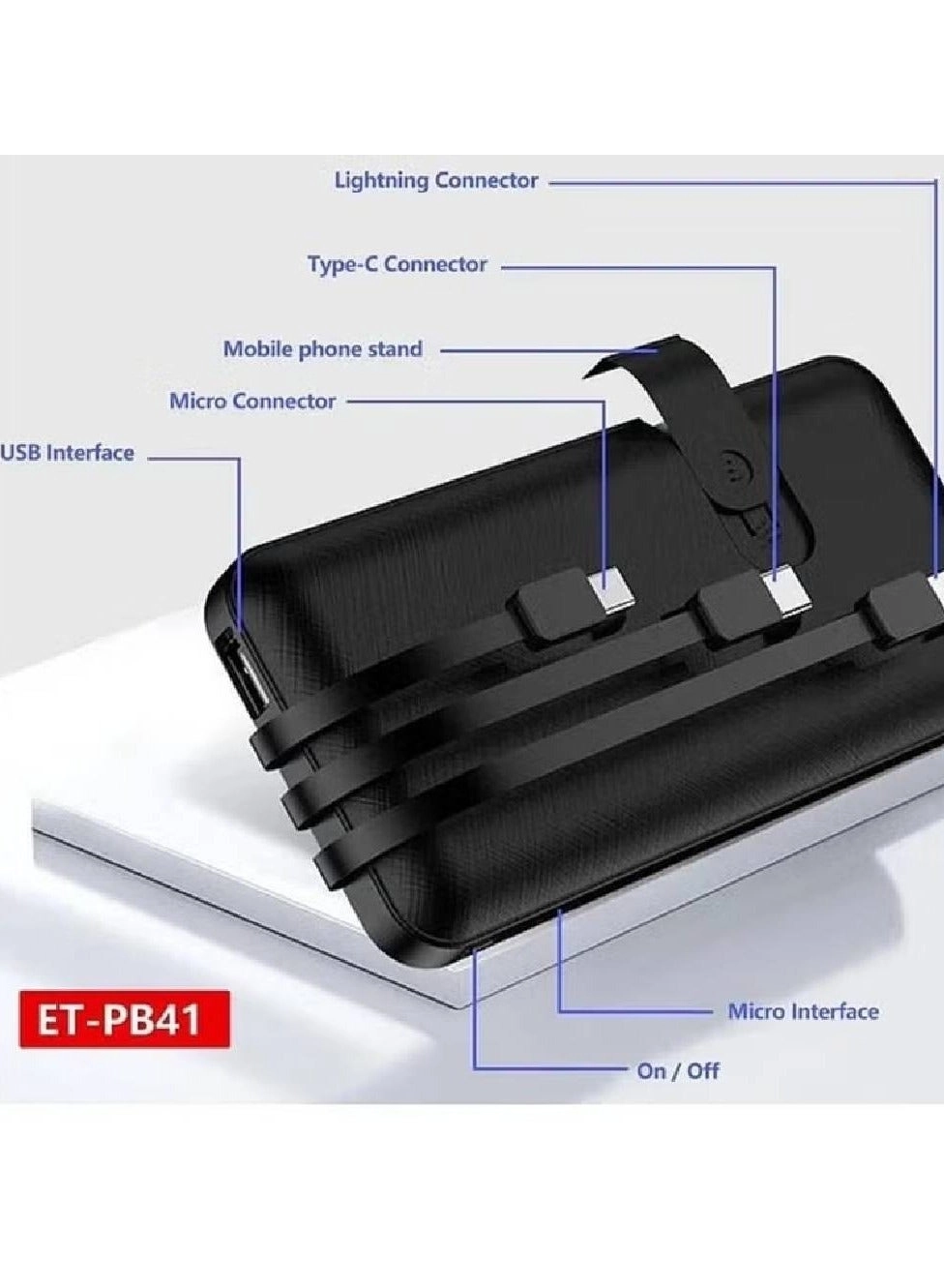 Wireless fast Charging Power Bank - 10000mAh