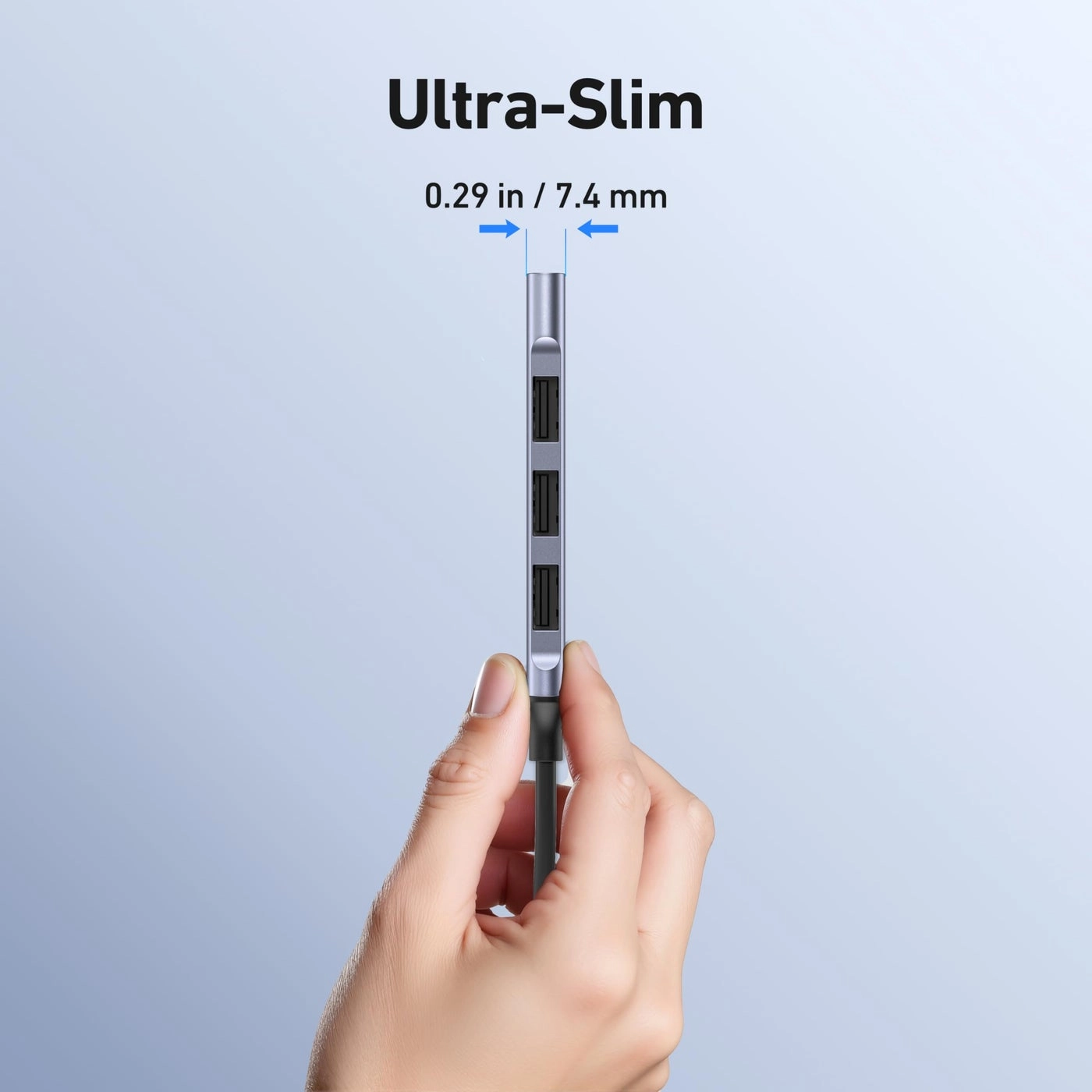 USB 3.0 Hub - 4 Ports USB A Ultra Compact