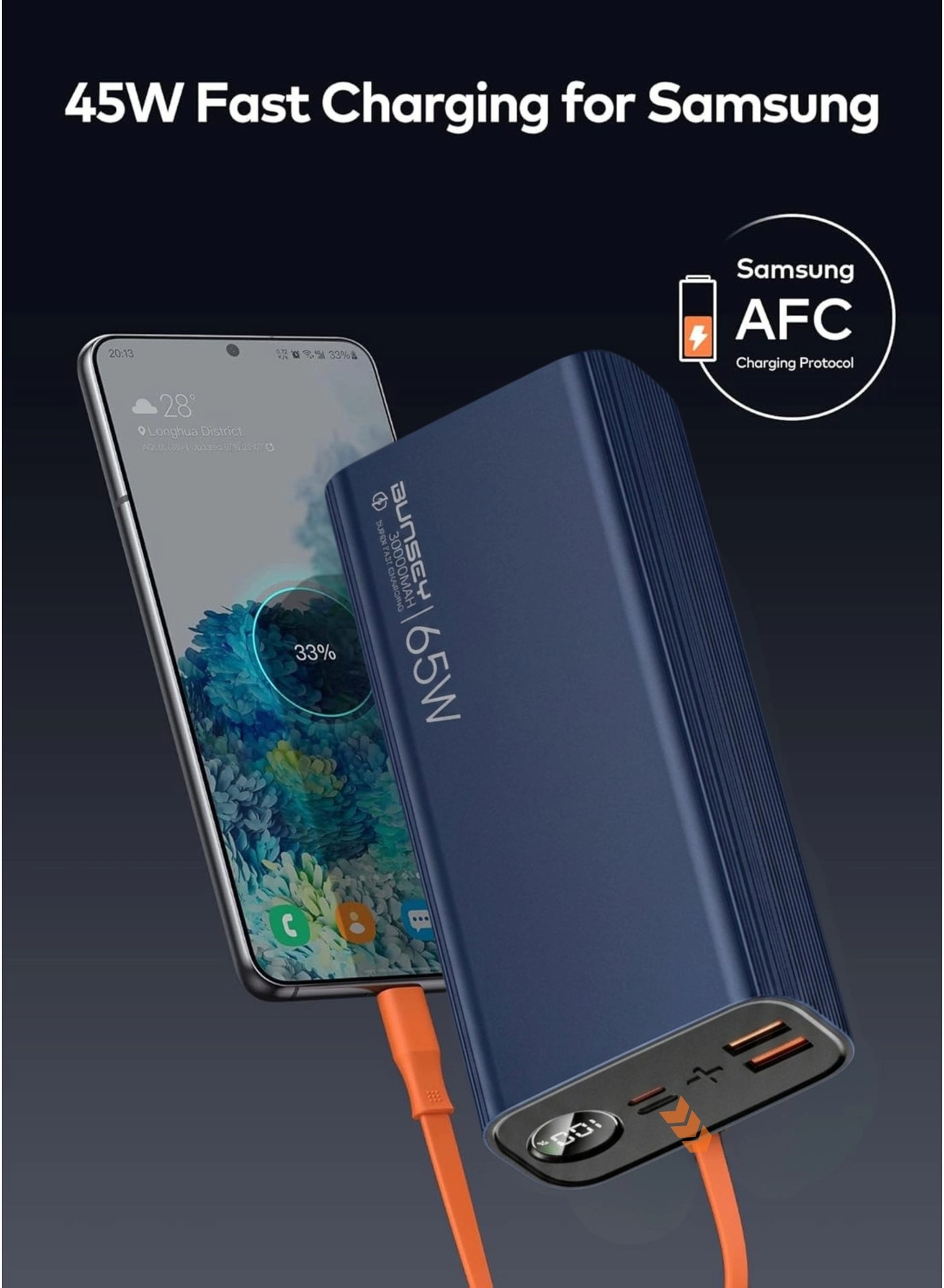 PB09 - 30000mAh 65W Fast Charging