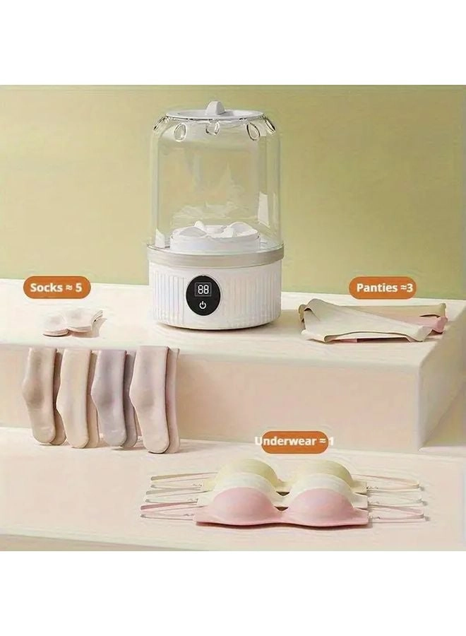 Compact & Portable Mini Washing Machine Easy & Efficient Laundry Solution