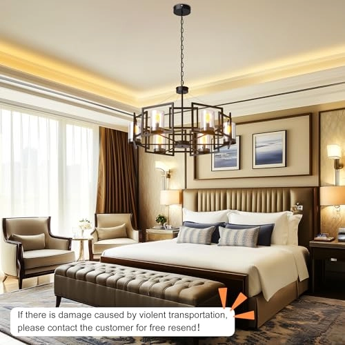 Industrial Ceiling Chandelier - 3000K