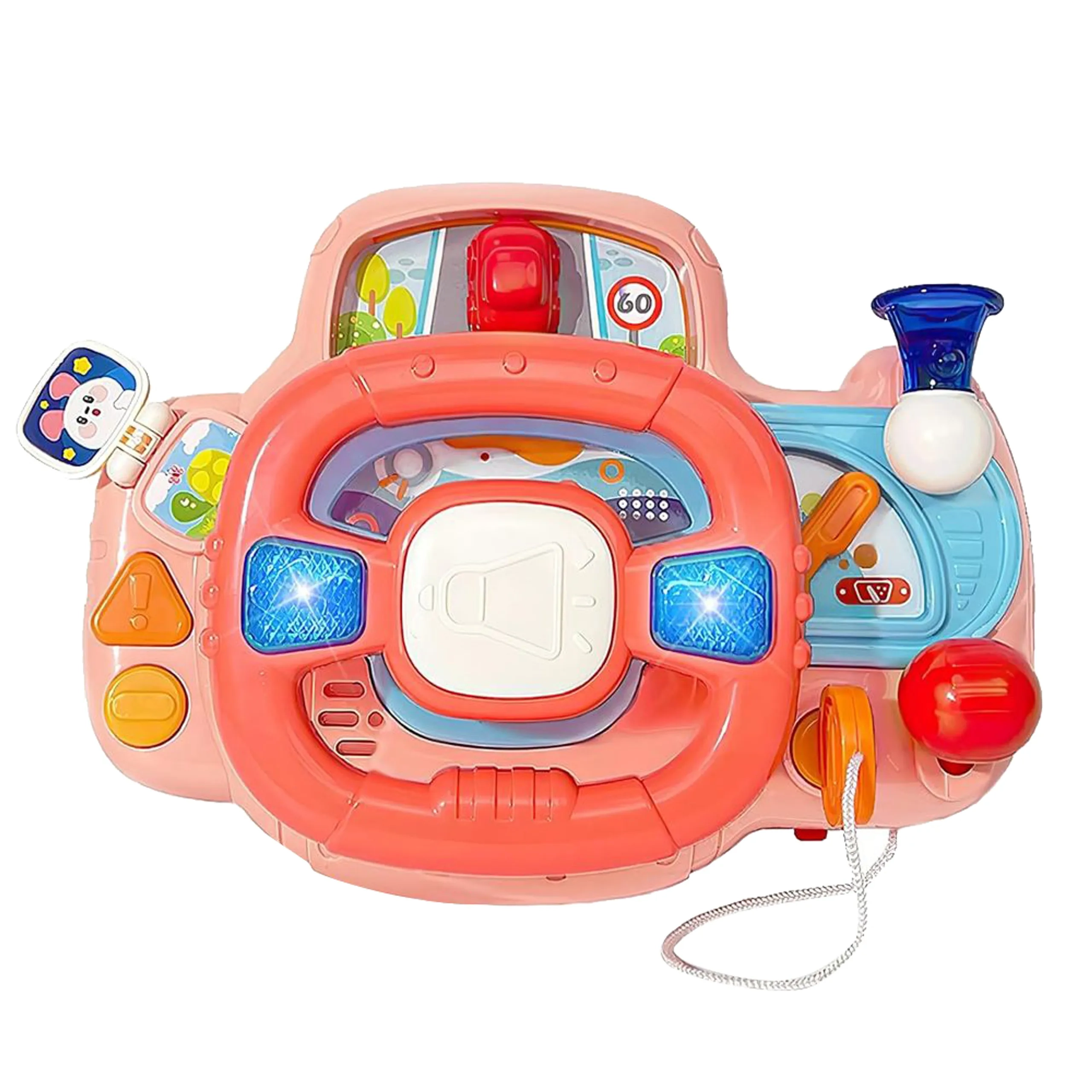 huanger Kids Musical Smart Steering Wheel Simulation Toy - Suitable for 18 months and above