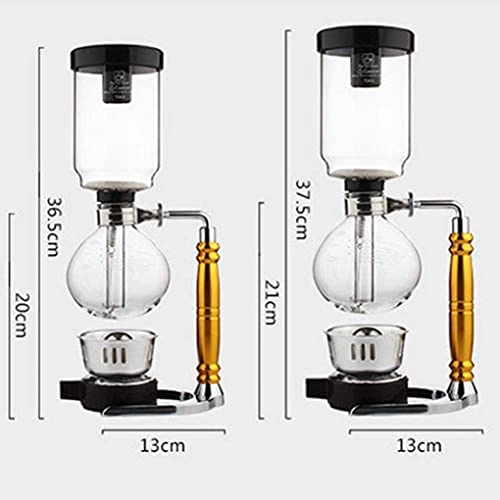 Siphon - Heat-Resistant Glass 3 servings + JB-Tong grinder