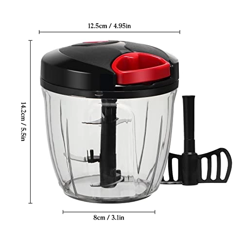 Manual Food Chopper - 900ML 5