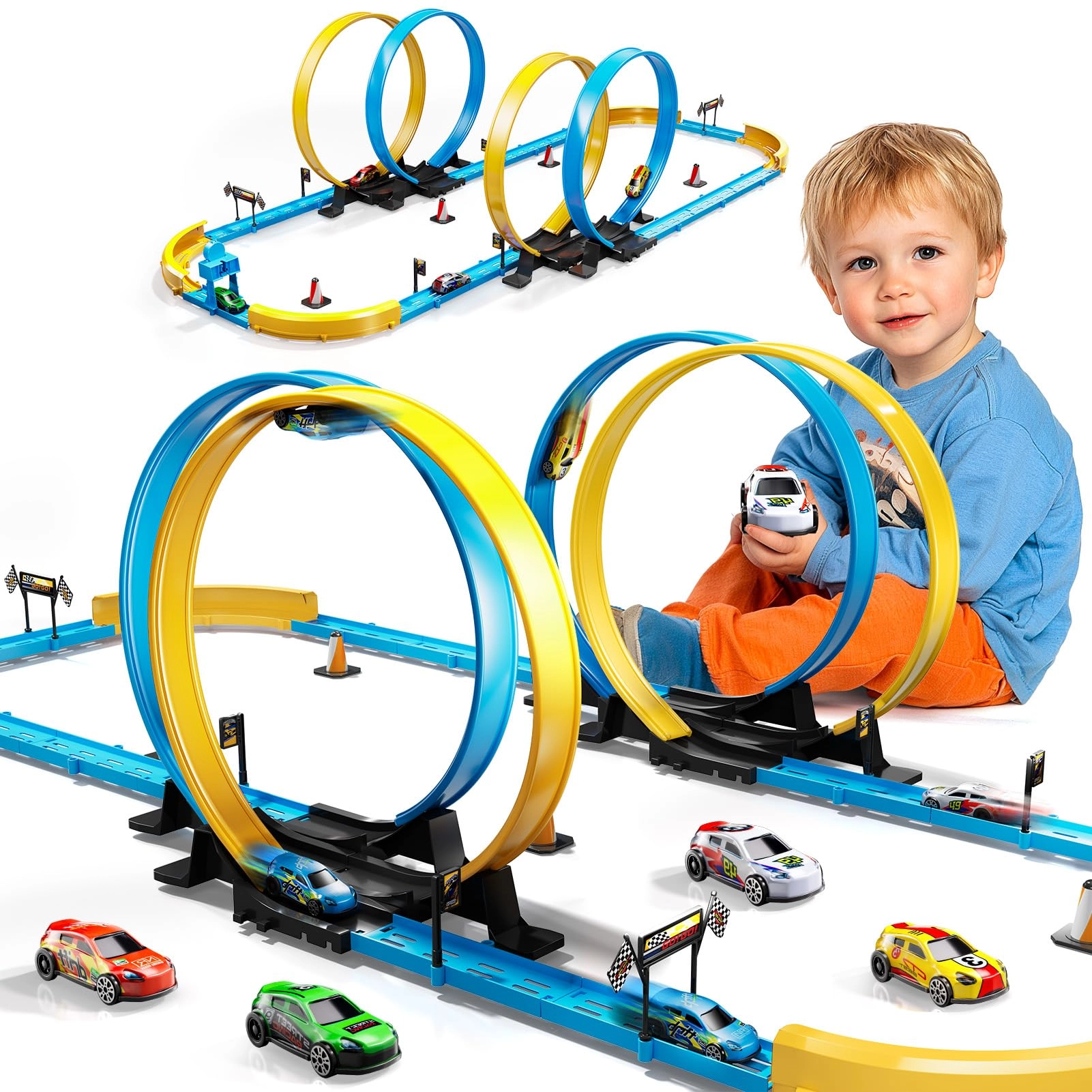 lilybuds race track - 1:64 51 pcs