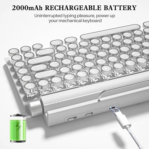 Retro Typewriter Mechanical - EN Wired/Wireless