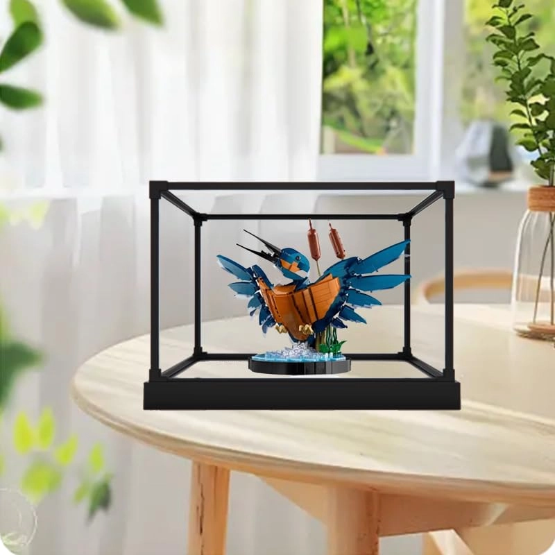 Lego Icons Display Case (10331) - Clear Acrylic Black Bottom